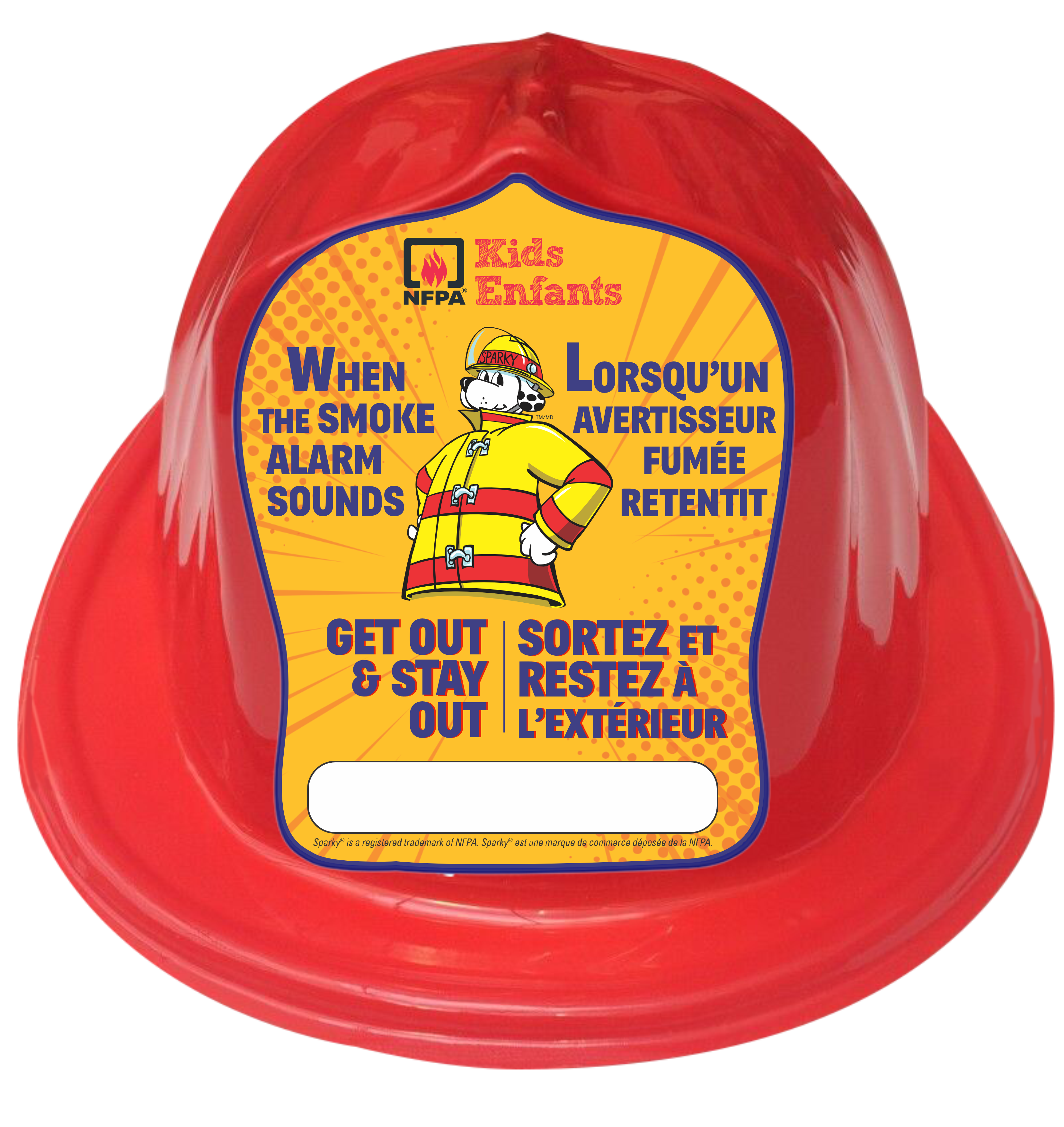 Childs fire hat