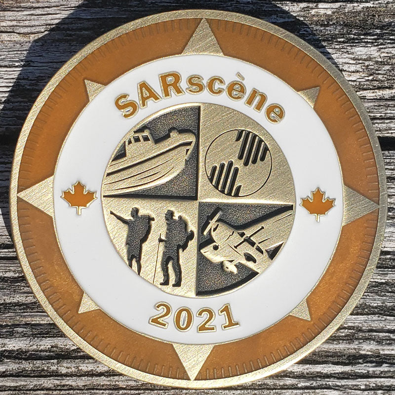 SARSCENE challenge coin