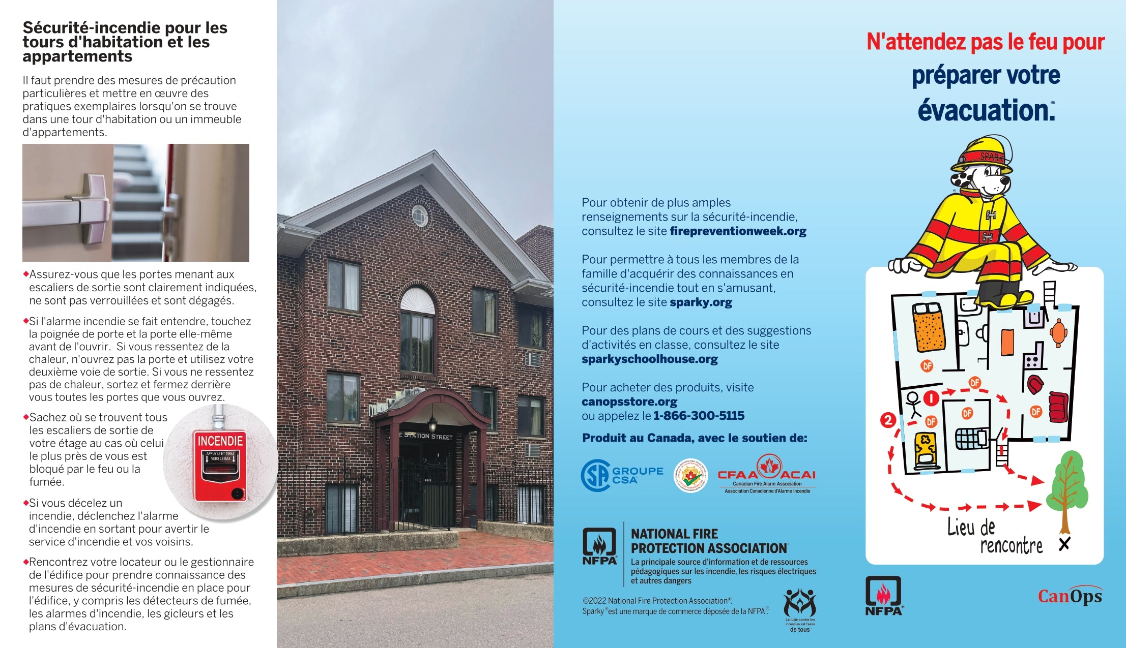 Fire Wont Wait. Plan your Escape. Brochures