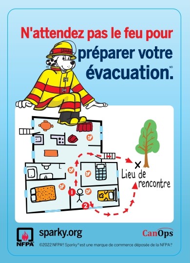 Fire Wont Wait. Plan your Escape. Stickers