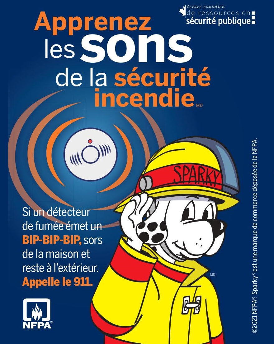 Learn the Sounds of Fire Safety Magnets