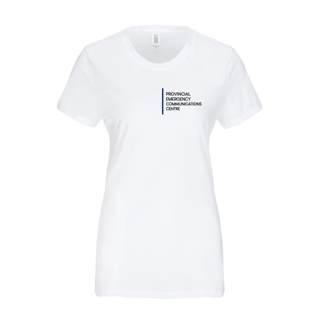 District Made® Ladies' Perfect Tri™ Crew T-Shirt PECC