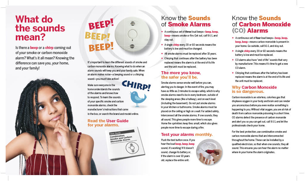 2021 learn the sounds of fire safety adult brochures